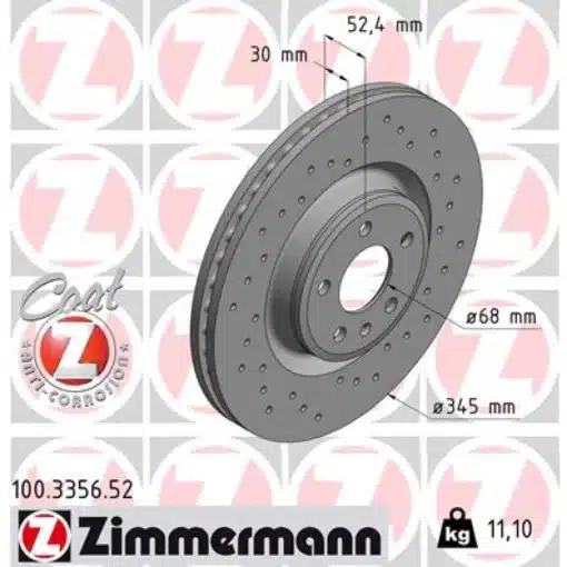 Disques de frein avant Audi S4