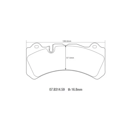 Plaquettes de frein - BREMBO - Audi A4 (8EC,B7) 4.2 V8 RS4 420cv – Image 2