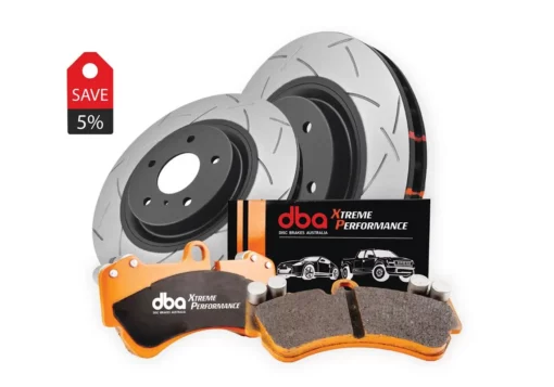 Kit freinage sport 4000 séries T3 slotted - DBA BRAKES - Volkswagen Golf 7 GTI