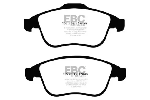 Plaquette de freins Yellostuff avant - EBC - Renault Clio 4 RS 1.6T – Image 3