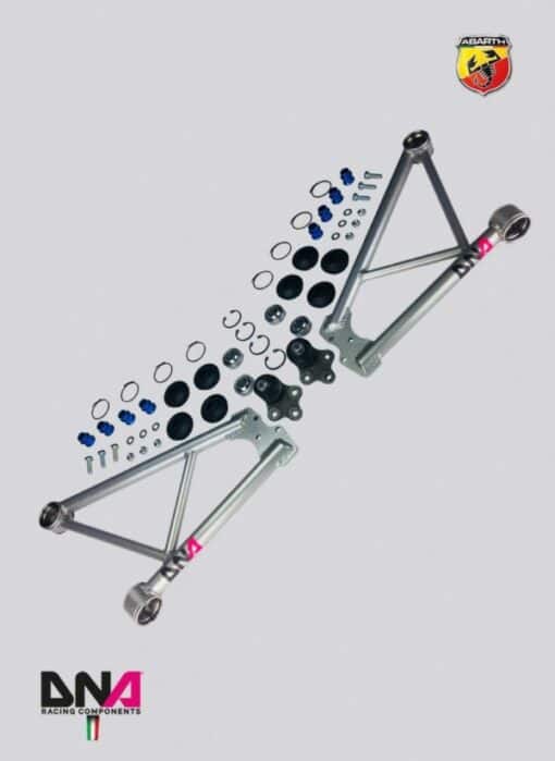 Kit de bras de suspension avant sur uniball - DNA RACING - Abarth 500 / 595 / 695 – Image 2