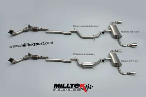 Ligne Complète avec Cata Sport Race - MILLTEK - VW Golf 6 GTI 2.0TSI 210cv – Image 2