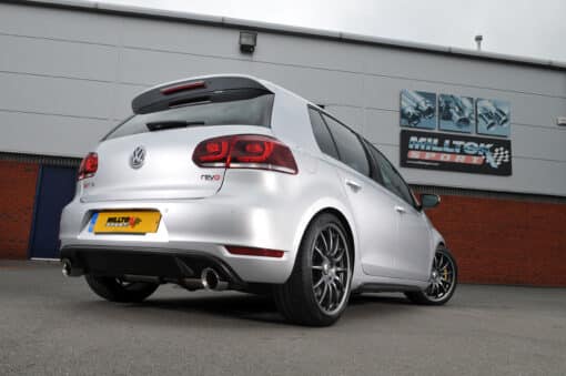 Ligne Complète Race sans silencieux arrière et Cata Sport - MILLTEK - VW Golf 6 GTI 2.0TSI 210cv – Image 2