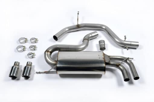 Catback avec tube intermédiaire - MILLTEK - VW Golf 5 GTI 2.0TFSI – Image 2