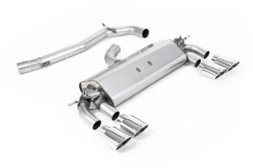 Catback non résonné avec valves - MILLTEK - VW Golf 7 R 2.0TFSI 300cv (76mm) – Image 3