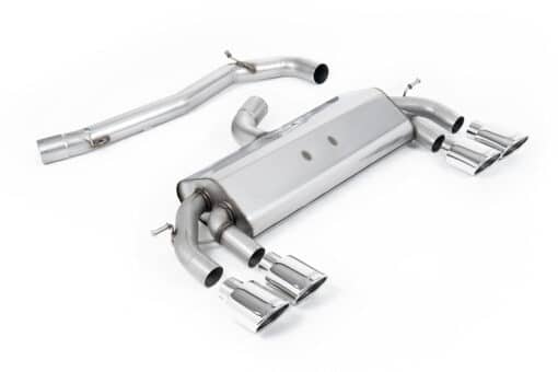 Catback non résonné sans valves - MILLTEK - VW Golf 7 R 2.0TFSI 300cv (76mm) – Image 2