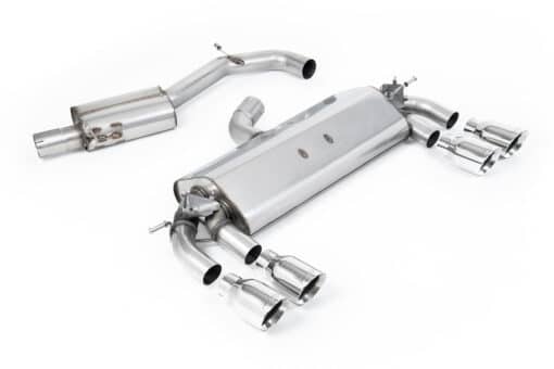Catback résonné homologué avec valves - MILLTEK - VW Golf 7 R 2.0TFSI 300cv (76mm) – Image 4