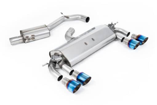Catback résonné homologué avec valves - MILLTEK - VW Golf 7 R 2.0TFSI 300cv (76mm) – Image 6