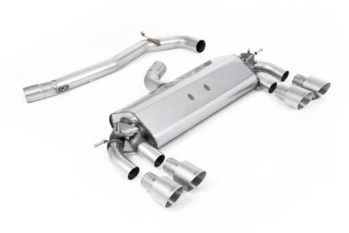 Catback non résonné avec valves - MILLTEK - VW Golf 7 R 2.0TFSI 300cv (76mm) – Image 6