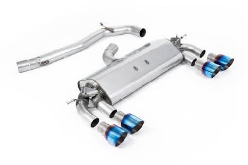 Catback non résonné avec valves - MILLTEK - VW Golf 7 R 2.0TFSI 300cv (76mm) – Image 7