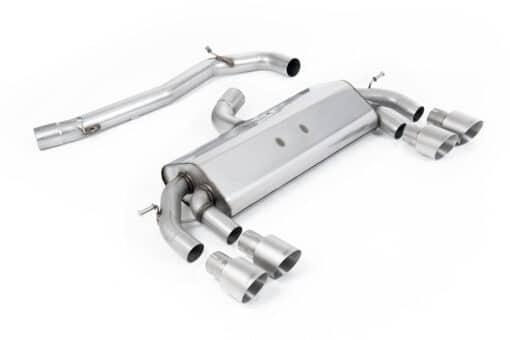 Catback non résonné sans valves - MILLTEK - VW Golf 7 R 2.0TFSI 300cv (76mm) – Image 4