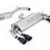 Catback résonné sans valves - MILLTEK - VW Golf 7 R 2.0TFSI 300cv (76mm)