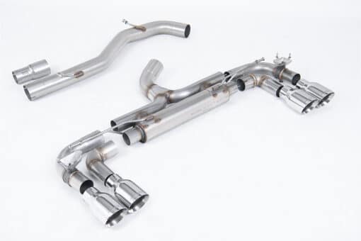 Catback Race non résonné avec valves - MILLTEK - VW Golf 7 R 2.0TFSI 300cv (80mm) – Image 2