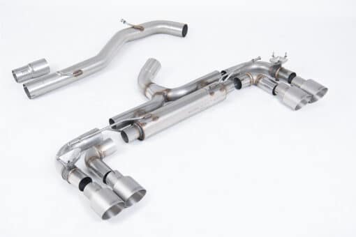 Catback Race non résonné avec valves - MILLTEK - VW Golf 7 R 2.0TFSI 300cv (80mm) – Image 5