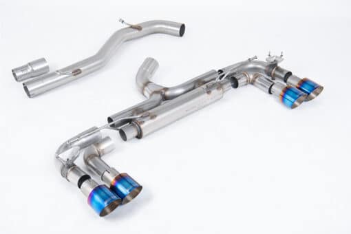 Catback Race non résonné avec valves - MILLTEK - VW Golf 7 R 2.0TFSI 300cv (80mm) – Image 6