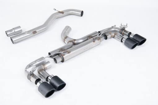 Catback Race non résonné avec valves - MILLTEK - VW Golf 7 R 2.0TFSI 300cv (80mm) – Image 3
