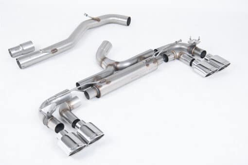 Catback Race non résonné avec valves - MILLTEK - VW Golf 7 R 2.0TFSI 300cv (80mm) – Image 4