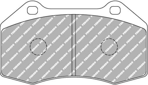Plaquettes de freins avant  DS2500 - FERODO RACING - Alpine A110 S – Image 2
