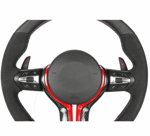 Volant Personnalisé Type V2 Alcantara/Cuir - CT CARBON - BMW M2 (F87) 3.0T 370cv – Image 5