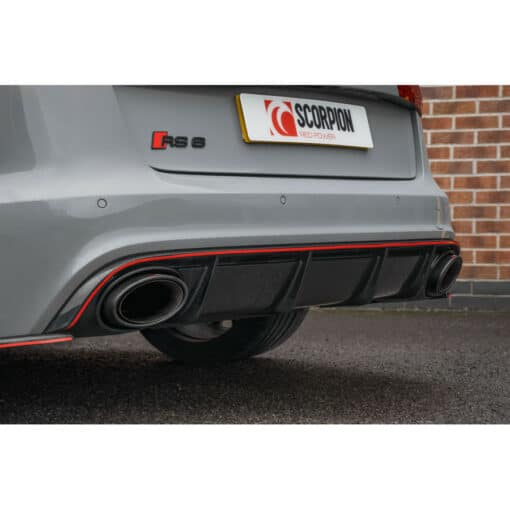 Catback sans silencieux (avec canules) - SCORPION - Audi RS6 Avant (C7) 4.0TFSI Biturbo – Image 4