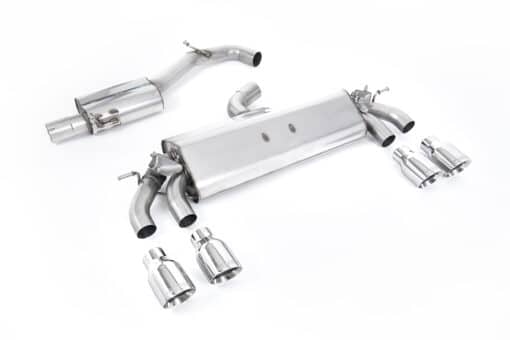 Catback résonné Homologué (avec valves) - MILLTEK - VW Golf 7.5 R 2.0TFSI 310cv (Sans FAP) – Image 2