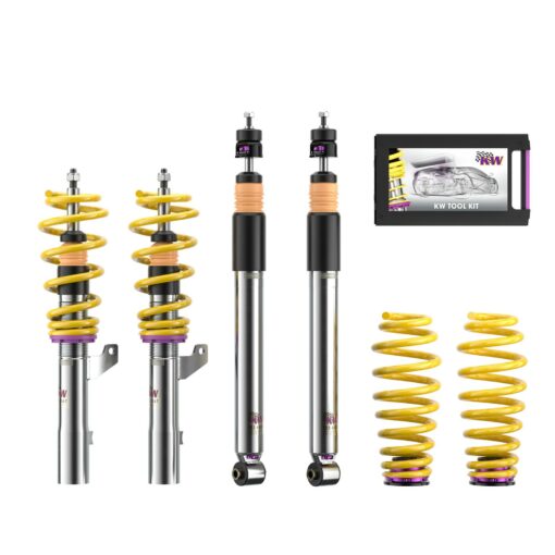Kit combinés filetés V3 (avec kit désactivation) - KW - Audi S1 (8X) Quattro 2.0TFSI 231cv