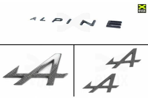Monogramme carbone - EVOX - Alpine A110 II 252cv