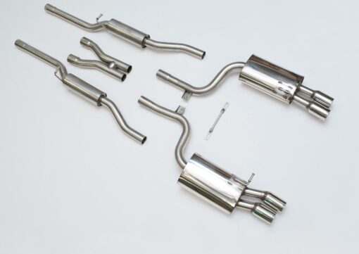 Catback résonné - MILLTEK - Audi S4 (B7) 4.2 V8 Quattro 344cv