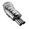 Silencieux arrière 2x70mm - EISENMANN - BMW 328i (E36) 193cv