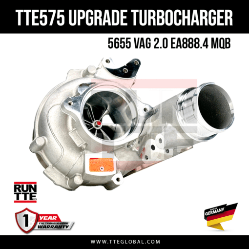 Turbocompresseur amélioré TTE575 5655 EA888.4 - TTE - VW Golf 8 GTI
