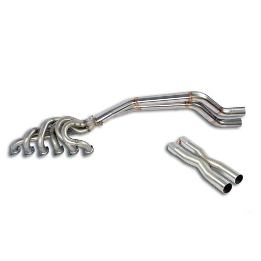 Collecteur et tube de liaison 100 % inox (volant à gauche) SUPERSPRINT – BMW Série 5 / Série 6 – 041801