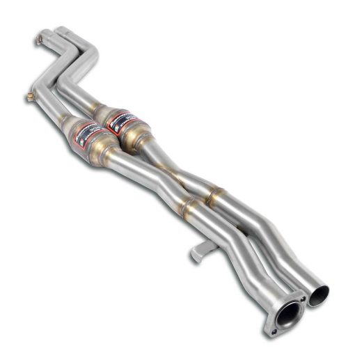 Silencieux avant droit et gauche avec catalyseur métallique SUPERSPRINT – BMW Série 3 / Alpina B3 – 043402