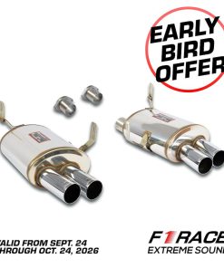 Pack silencieux arrière F1 Race SUPERSPRINT – BMW Z4 (E85) M 3.2 343 ch – 044940