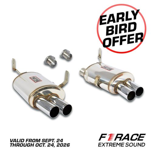 Pack silencieux arrière F1 Race SUPERSPRINT – BMW Z4 (E85) M 3.2 343 ch – 044940