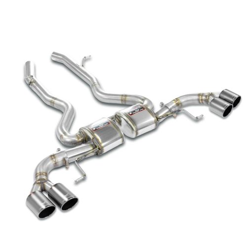 Silencieux arrière Race D et G 2 x Ø 90 mm SUPERSPRINT – BMW X4 (G02) xDrive M40i – 049146