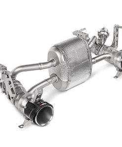 Ligne Slip-On titane AKRAPOVIC – Ferrari 488 GTB/Spider 3.9 V8 Bi-Turbo 670 ch – MTP-FE488H