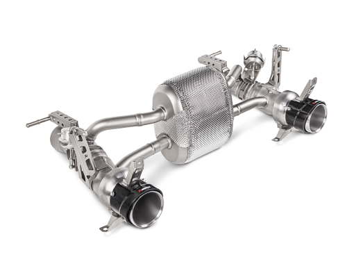 Ligne Slip-On titane AKRAPOVIC – Ferrari 488 GTB/Spider 3.9 V8 Bi-Turbo 670 ch – MTP-FE488H