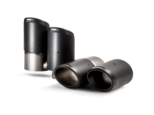 Embouts carbone (deux paires) AKRAPOVIC – Porsche Cayenne (II E3) – TP-CT/53