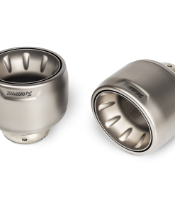 Embouts titane naturel (jeu) AKRAPOVIC – Porsche Cayman / Spyder / Boxster – TP-T/S/27