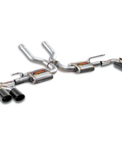 Silencieux arrière Racing D et G 2 x Ø 100 mm Gun Metal Grey SUPERSPRINT – Porsche Cayenne (II 958) – 248146