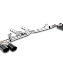 Tubes arrière sans silencieux D et G 2 x Ø 100 Gun Metal SUPERSPRINT – Porsche Cayenne (II 958) – 248156