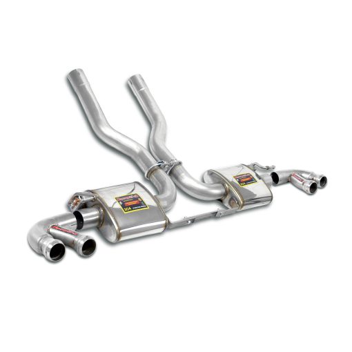 Silencieux arrière Racing D et G SUPERSPRINT – Porsche Cayenne (II 958) Turbo 4.8T V8 / Turbo S 4.8T V8 – 245854