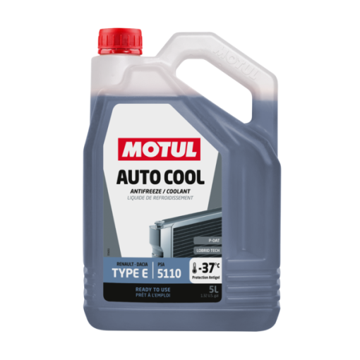 Liquide de refroidissement Auto Cool Type E 5110 -37°C (5 L) MOTUL – 114718