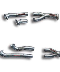 Raccord en Y droit et gauche (pour collecteur d'origine) SUPERSPRINT – Volkswagen Touareg (I 7L) 6.0 W12 450 ch – 888111