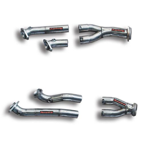 Raccord en Y droit et gauche (pour collecteur d'origine) SUPERSPRINT – Volkswagen Touareg (I 7L) 6.0 W12 450 ch – 888111