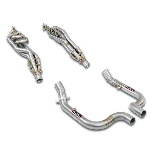 Collecteur D et G et tubes de liaison (volant à gauche) SUPERSPRINT – Porsche Panamera (I 970) S 4S 4.8 V8 DFI / GTS 4.8 V8 DFI – 246001