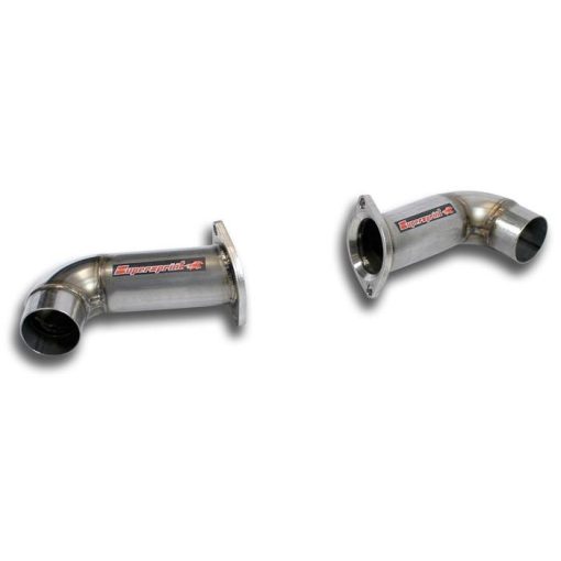 Adaptateurs D et G silencieux central OEM SUPERSPRINT – Porsche 911 (997) Turbo 3.8T DFI / Turbo S 3.8T DFI – 246733