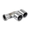 Sortie droite double Ø 100 et Ø 90 mm SUPERSPRINT – Porsche 911 (997) – 244426