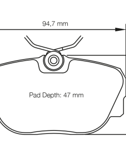 Plaquettes de frein avant RSL 29 PAGID – BMW Série 3 / Z1 – E154429010 – Image 2