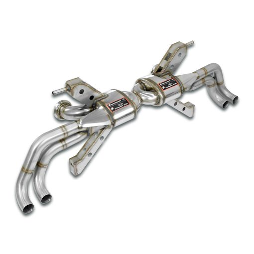 Silencieux arrière Racing 4 sorties sans 2e cata SUPERSPRINT – Audi R8 (I) 5.2 V10 525 ch – 768334